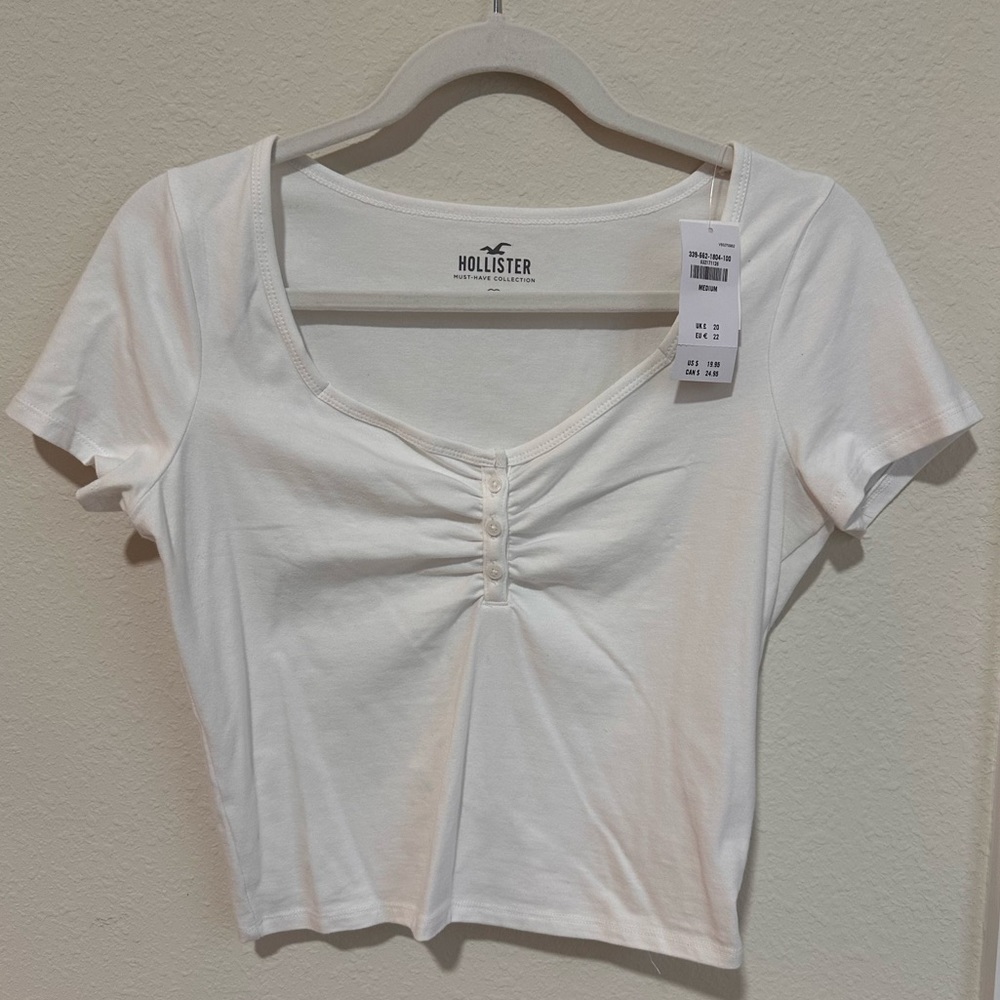 White crop top - Hollister